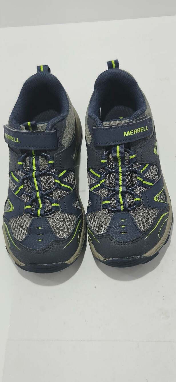 Merrell Trail Chaser Jr Kids Outdoor Hiking Shoes Navy Green